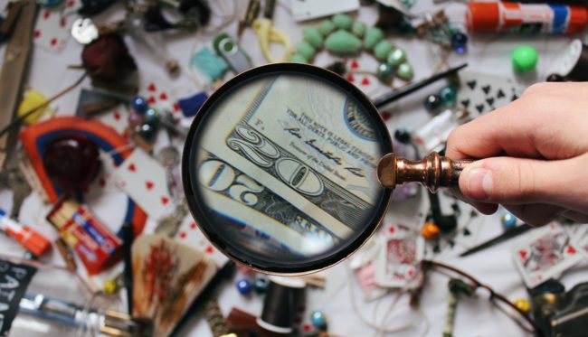 foco dinero dolar concentacion