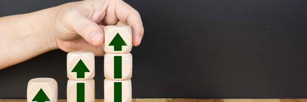 Ladder,Career,For,Wood,Block,Stacking,As,Step,Stair,With