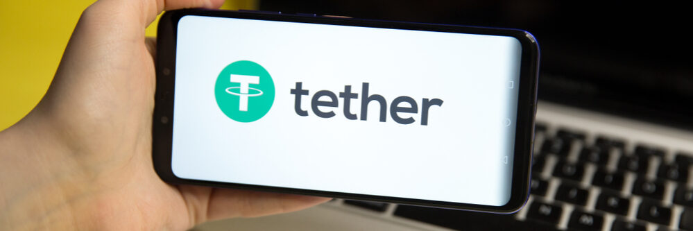 Tula,,Russia,-,January,29,,2019:,Tether,Cryptocurrency,Logo,On