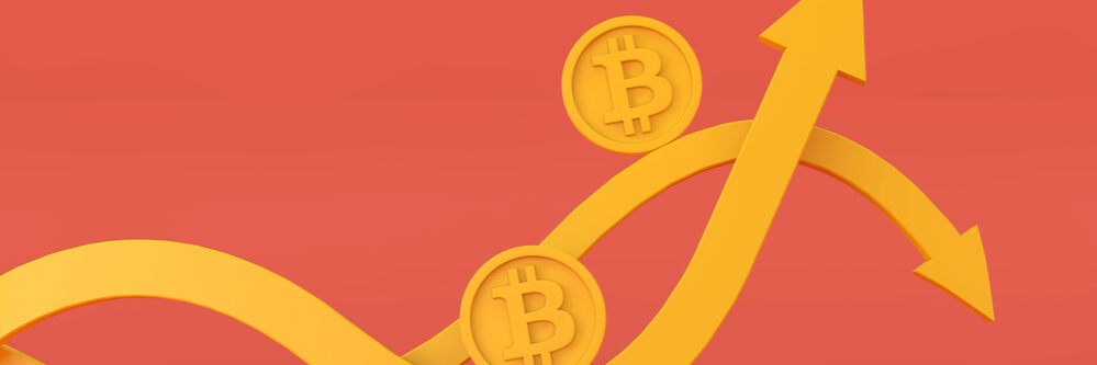 Volatile,Uncertain,Bitcoin,Cryptocurrency,Up,And,Down