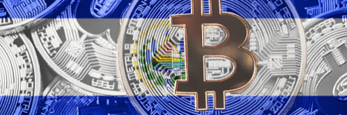 Stack,Of,Bitcoin,El,Salvador,Flag.,Bitcoin,Cryptocurrencies,Concept.,Btc