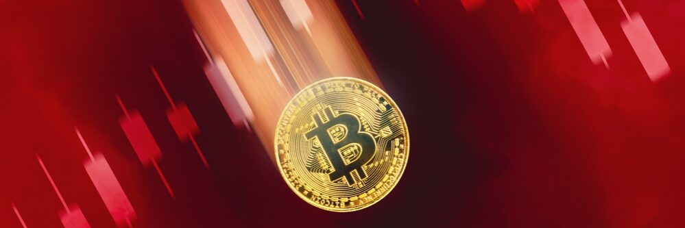 Gold,Bitcoin,Decreasing,Value,And,Price,Fall,,Candle,Stick,Graph