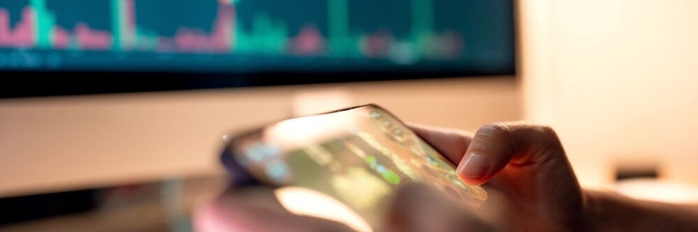 Close-up,-,Hands,Of,Woman,Playing,Blockchain,Nft,Game,In